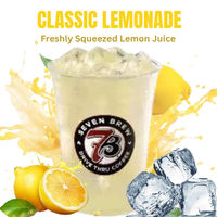 Lemonades 6 7 Brew Classic Lemonade — crisp, tart-sweet lemonade over ice; bright and refreshing.