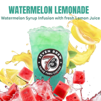 Lemonades 12 7 Brew Watermelon Lemonade — cool, candy-fresh watermelon with a clean citrus finish.