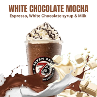 Classics 8 7 Brew White Chocolate Mocha Original – sweet white chocolate espresso coffee drink with a dessert-like feel.