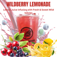 Lemonades 8 7 Brew Wildberry Lemonade — bold mixed-berry lemonade over ice; juicy, sweet-tart refreshment.