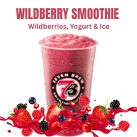 Smoothies 11 7 Brew Wild Berry Smoothie packed with mixed berries, bold tangy-sweet flavor, and vibrant thick blend.